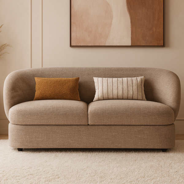 كنبة ثنائية ميجا - بني