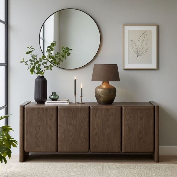 طاولة بوفيه ميليسا - بني