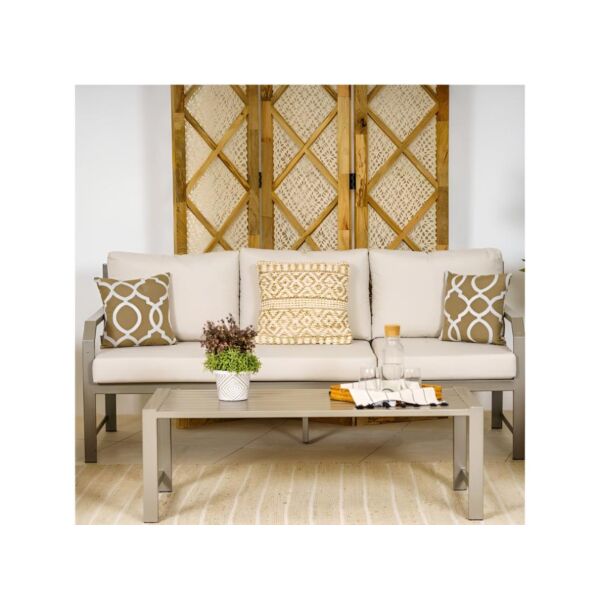 طاولة قهوة خارجية نيس - ذهبي مطفي