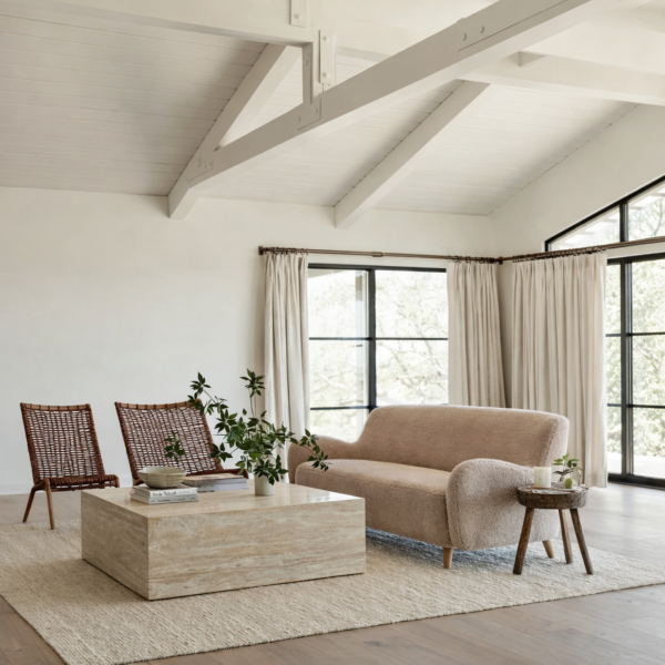 طاولة قهوة بوكس رخام ترافنتينو