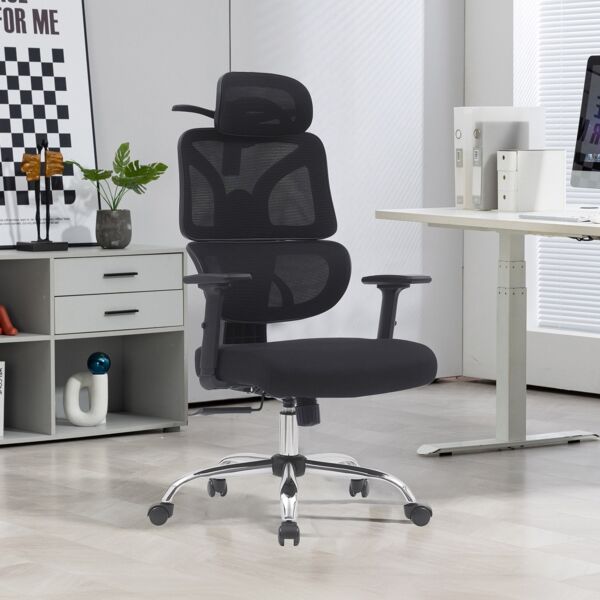 كرسي مكتب قابل للتعديل بمسند ظهر مرتفع دينفر