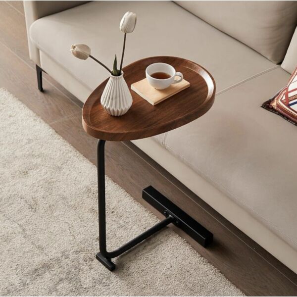 طاولة جانبية سيرال - بني