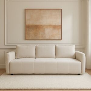 كنبة روكستا - 3 مقاعد 205 سم - اوف وايت