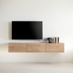 حامل تلفزيون جداري ليدو إلم كوڤ - بني