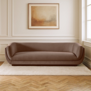 كنبة بيرلا - 4 مقاعد - بني