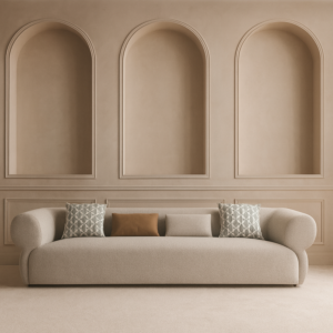 كنبة رباعية سيران - رمادي