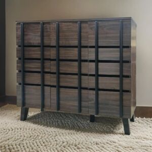 خزانة احذية ب 3 ابواب رومو 100 سم - بني