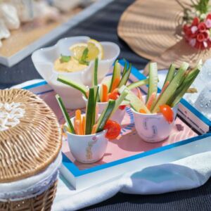 طقم كاسات قهوة سعودية من أزيلا - 6 قطع - متعدد الالوان