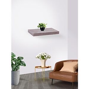 رف حائط مصنوع من الخشب رمادي  40  سم كاميروا