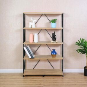 وحدة رفوف ليلي خشب ماليزي 5 ادوار  متعددة الإستخدام خشبي 