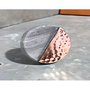 مقبض باب ديموند - رمادي وبرونزي