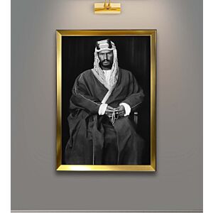 لوحة جدارية كنفاس - للملك المؤسس عبدالعزيز - طيب الله ثراه - مقاس 70x100 سم
