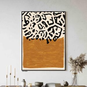 لوحة جدارية فنية نودير 100x200 سم - برواز اسود