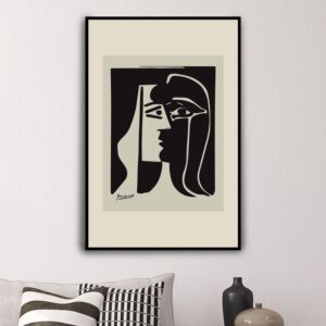 لوحة جدارية ميراي برواز اسود 150x100 سم