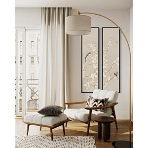 طقم لوحتين مودرن ناتشورال بريز برواز اسود 150x40