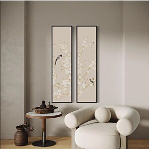 طقم لوحة جدارية مودرن ناتشورال بريز 60*260 سم - اطار اسود