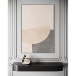 لوحة جدارية فنية تصميم مودرن كايا 150x100 سم - برواز اسود