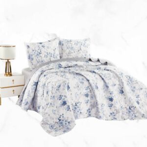 طقم لحاف كينغ شايني 4 قطع مشجر