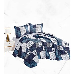 طقم لحاف كينغ ميناس 4 قطع مشجر