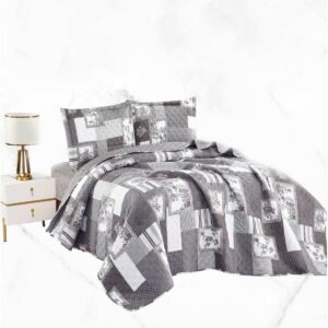 طقم لحاف كينغ باند 4 قطع مشجر