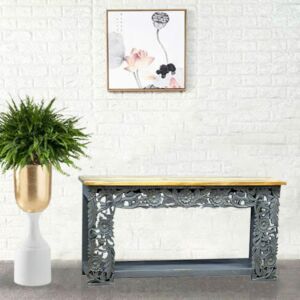 كونسول حفر يدوي داخلي لون رمادي  - كارفينغ 