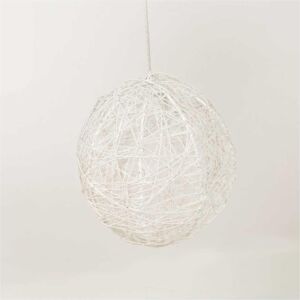 زينة معلقة كرة شبكية كبير من أزهى - ابيض