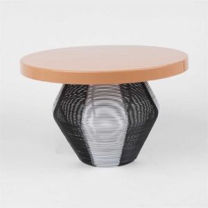 حامل كيك من ميموسا - بني واسود