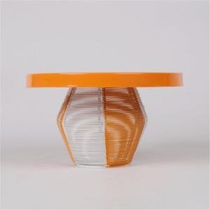 حامل كيك من ميموسا - بيج وبرتقالي