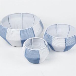 سلة تخزين حجم صغير من ميموسا - ازرق