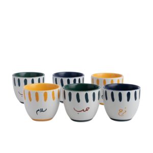 طقم فنجان من الاسكا 6 قطع