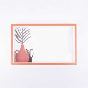 صينية تقديم المدينة القديمة - متعدد الالوان