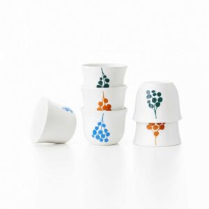 طقم فنجان قهوة سعودية من هيْدا - 6 قطع