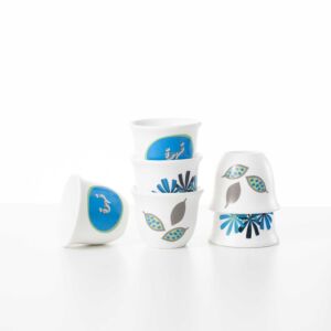 طقم فنجان قهوة من هيْداش - 6 قطع