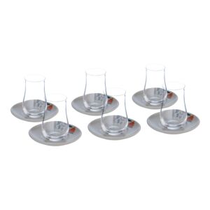 طقم كاسات شاي من فيولا - 6 قطع - متعدد الالوان