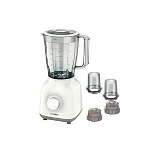 خلاط فيليبس فيفا كوليكشن مع حاوية لب كبيرة - ابيض