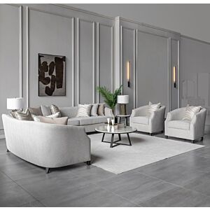 طقم كنب أنسي - بيج