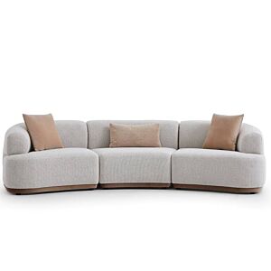 كنبة بــلين - 3 مقاعد - بيج فاتح