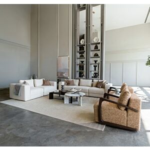 طقم كنب رمق - بيج