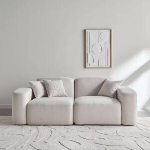 كنبة أورو - 2 مقاعد - بيج