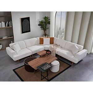 كنب زاوية أليورا - اوف وايت