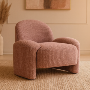 كنبة مفرد اياش - برتقالي