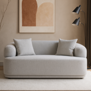 كنبة ثنائية رولان - رمادي