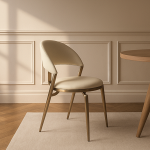 كرسي طعام ايلينا - ابيض