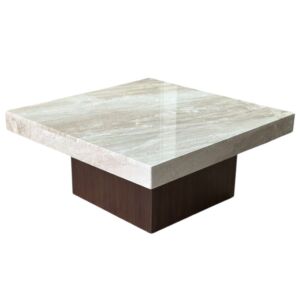 طاولة قهوة رخام دانو رويال - بيج