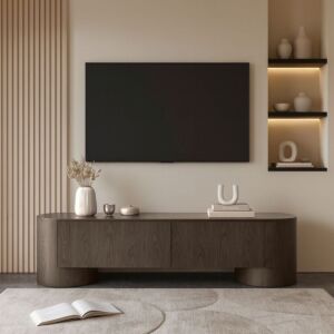 طاولة تلفزيون ميليسا - بني