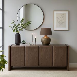 طاولة بوفيه ميليسا - بني