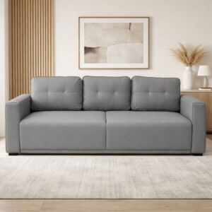 كنبة روشينا - 3 مقاعد - رمادي