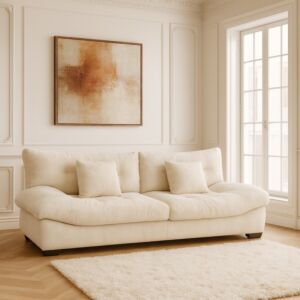 كنبة روبيكالا - 3 مقاعد 210 سم - اوف وايت