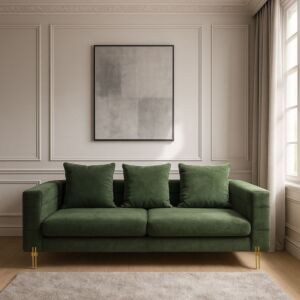 كنبة سوجين - مقعدين 185 سم - اخضر