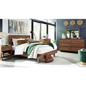 طقم غرفة نوم اسانتي حجم ملكي 193X203 سم 